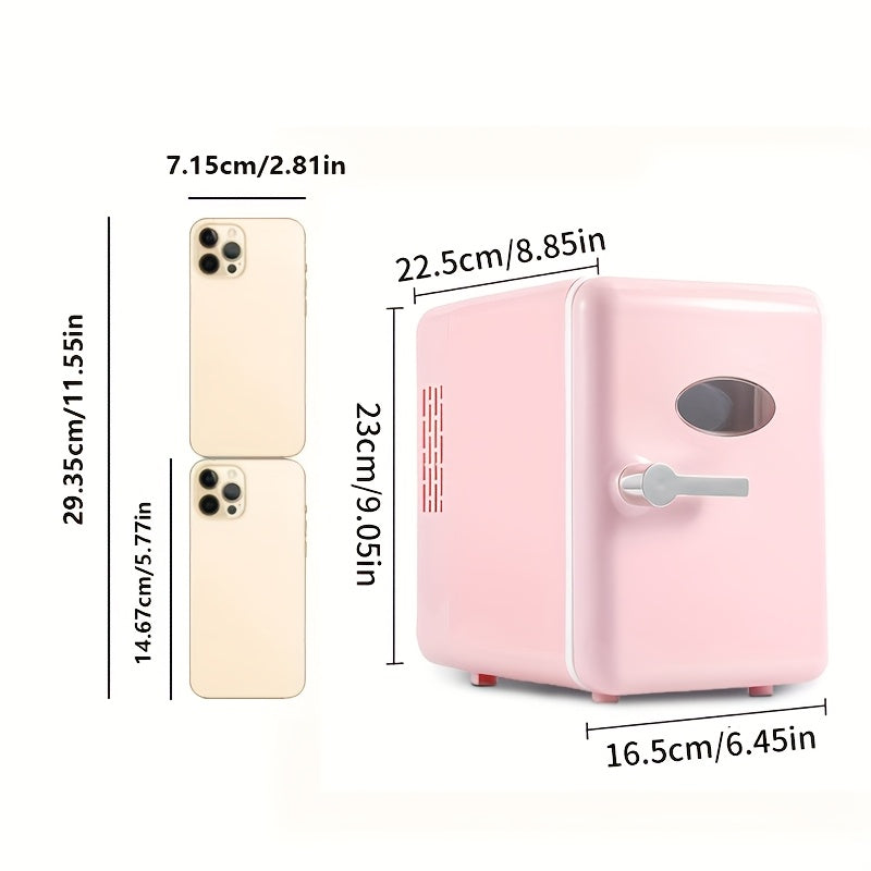 Portable Mini Fridge 1.06gal | Cooler & Warmer for Home & Office