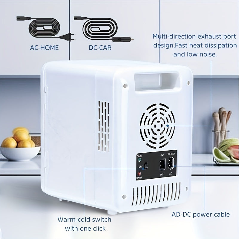 Portable Mini Fridge 1.06gal | Cooler & Warmer for Home & Office