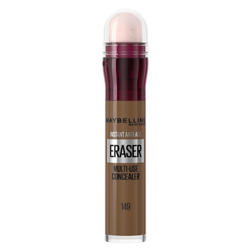 Maybelline Concealer Instant Anti Age Eraser Eye Concealer, Dark Circles and Blemish Concealer, Ultra Blendable Formula 00 Ivory