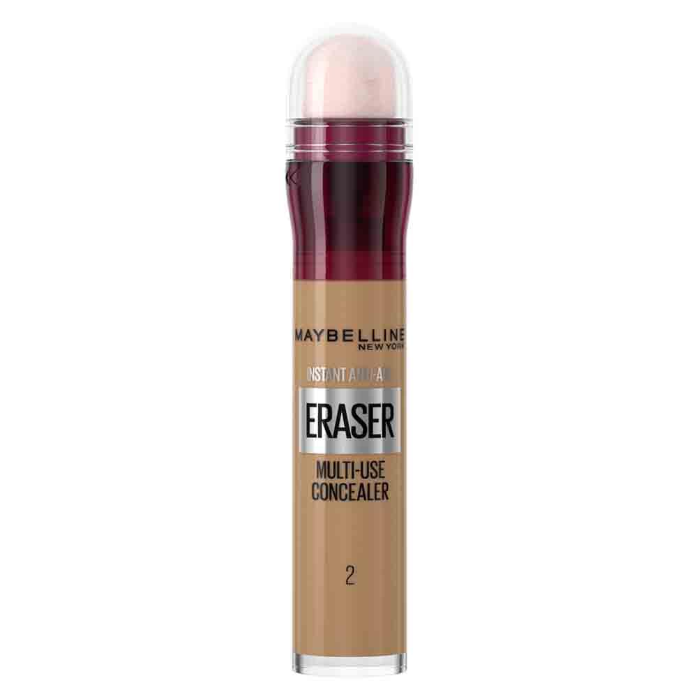 Maybelline Concealer Instant Anti Age Eraser Eye Concealer, Dark Circles and Blemish Concealer, Ultra Blendable Formula 00 Ivory