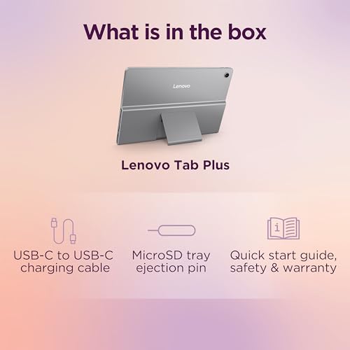 Lenovo Tab M11 Android Tablet | 11 Inch Full HD 1200p | 128 GB | Lenovo Tab Pen | WiFi | 4 GB RAM | Luna Grey | Designed for Portable Entertainment