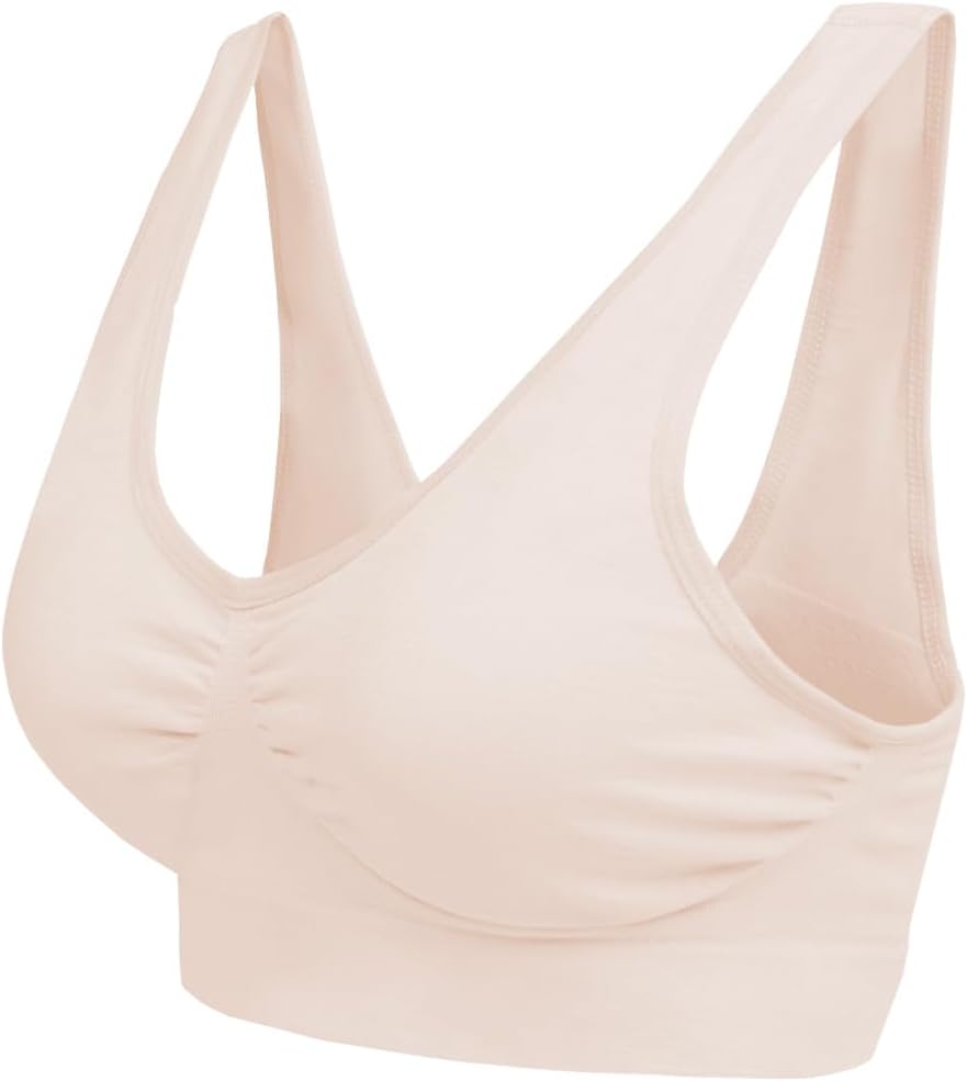 Blu Apparel Multipack Seamless Comfort Bras Sleep Bras Sizes 8-24 Not Padded Wireless
