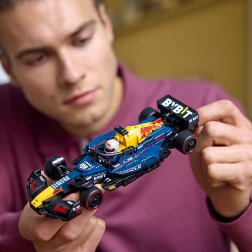 LEGO Speed Champions Ferrari SF-24 F1 Race Car Toy with a Collectible Formula 1 Driver Minifigure - Model Kits for 10+ Year Old Boys & Girls or Adult Motorsport Fans 77242