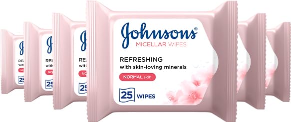 Johnson's Face Care Make Up Be Gone Refreshing Wipes - Pack of 25