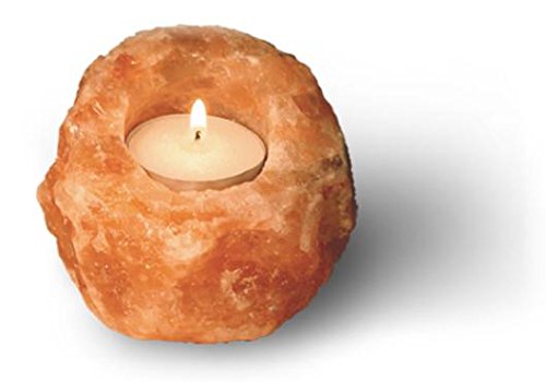 Amazing Health Wellness Natural Himalayan Salt Tealight Holders Chunky (2)