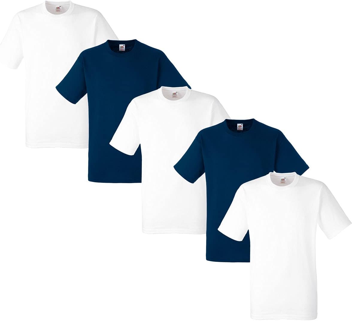 Fruit of the Loom Men's Heavy T-Shirt Pack of 5
