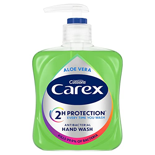 Carex Original Antibacterial Hand Wash, Clean & Protect Hands, Bulk Buy, Pack of 6 x 250 ml (Packaging may vary)