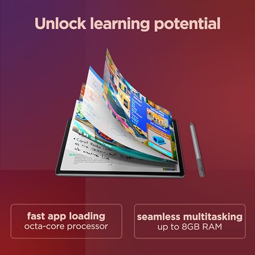 Lenovo Tab M11 Android Tablet | 11 Inch Full HD 1200p | 128 GB | Lenovo Tab Pen | WiFi | 4 GB RAM | Luna Grey | Designed for Portable Entertainment