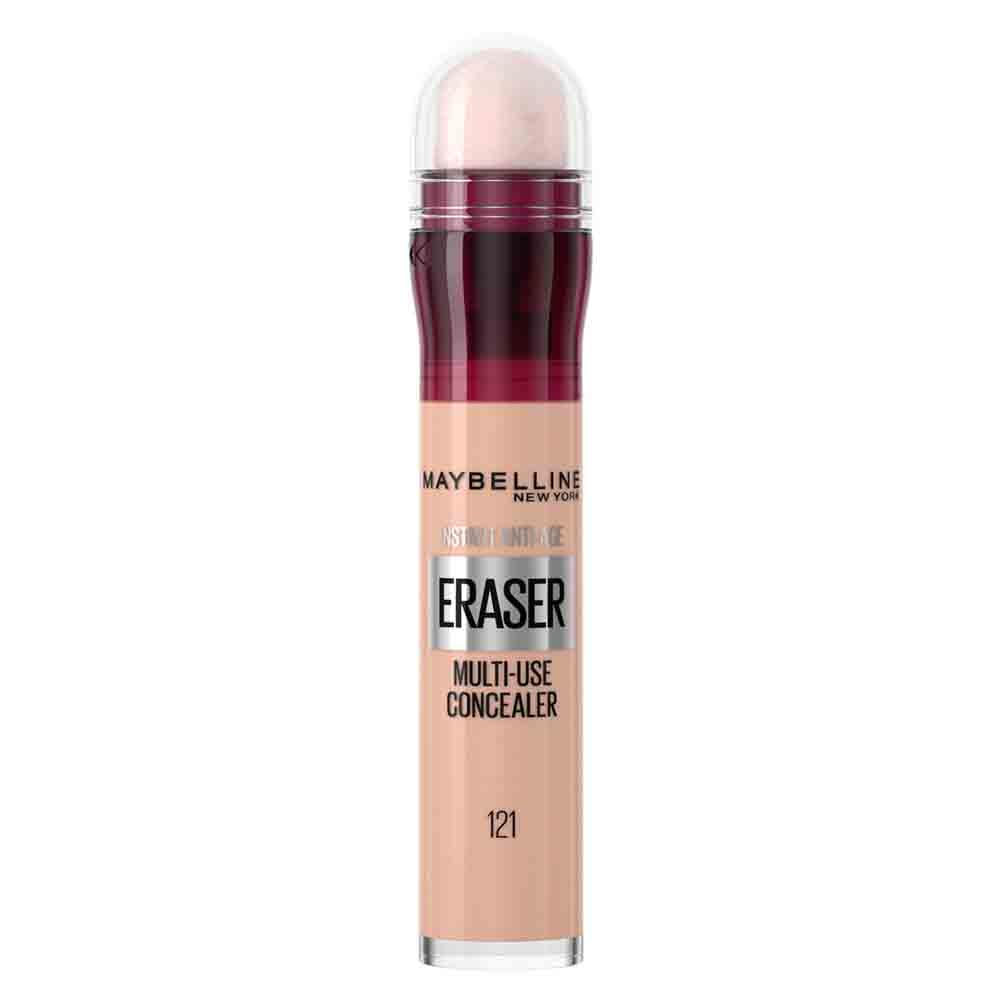 Maybelline Concealer Instant Anti Age Eraser Eye Concealer, Dark Circles and Blemish Concealer, Ultra Blendable Formula 00 Ivory