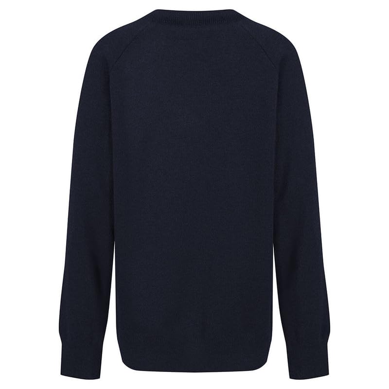 ZECO Unisex Kids Cotton Mix Knitted V Neck School Jumper (Kids: 3-13+ Years, Adults: XS to 3XL)
