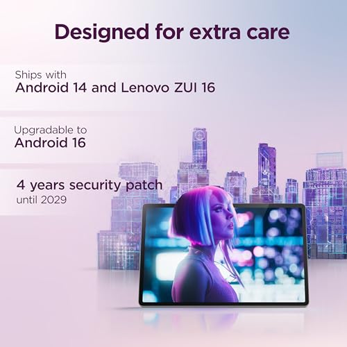 Lenovo Tab M11 Android Tablet | 11 Inch Full HD 1200p | 128 GB | Lenovo Tab Pen | WiFi | 4 GB RAM | Luna Grey | Designed for Portable Entertainment