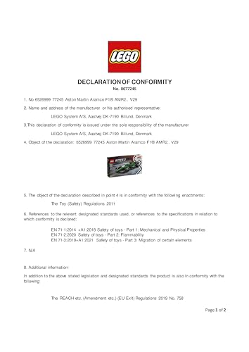 LEGO Speed Champions Ferrari SF-24 F1 Race Car Toy with a Collectible Formula 1 Driver Minifigure - Model Kits for 10+ Year Old Boys & Girls or Adult Motorsport Fans 77242
