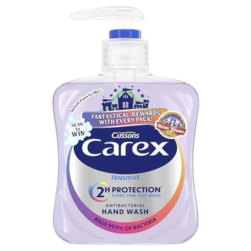 Carex Original Antibacterial Hand Wash, Clean & Protect Hands, Bulk Buy, Pack of 6 x 250 ml (Packaging may vary)