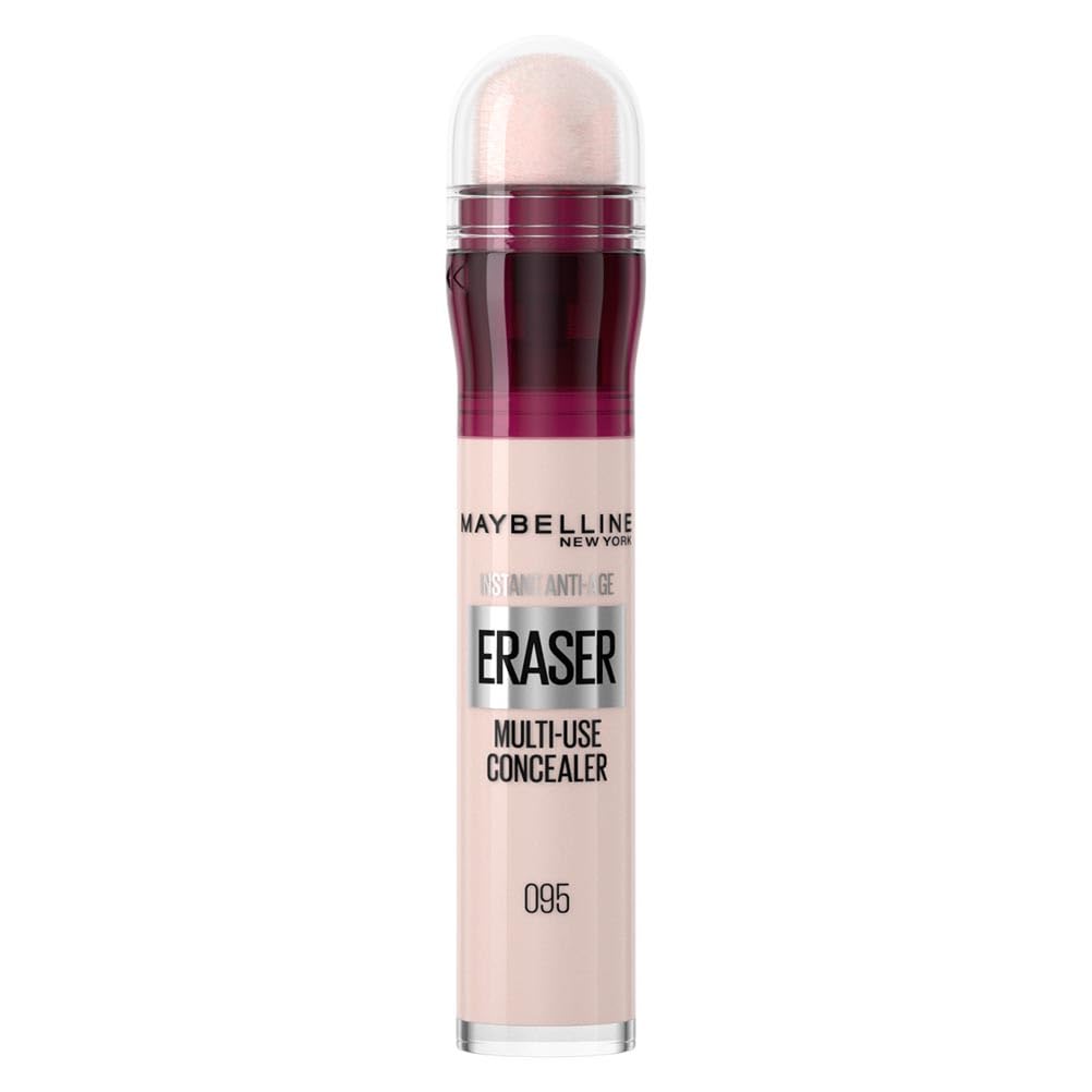 Maybelline Concealer Instant Anti Age Eraser Eye Concealer, Dark Circles and Blemish Concealer, Ultra Blendable Formula 00 Ivory