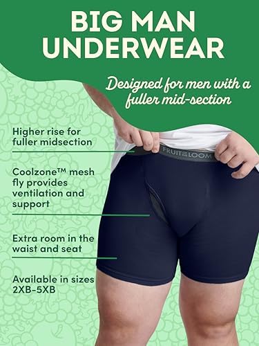 Fruit of the Loom Men's Coolzone Boxer Briefs (Assorted Colors) (Pack of 7)