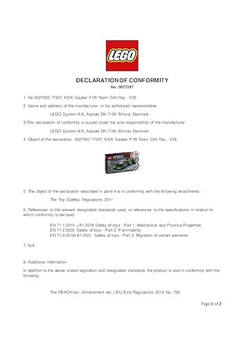 LEGO Speed Champions Ferrari SF-24 F1 Race Car Toy with a Collectible Formula 1 Driver Minifigure - Model Kits for 10+ Year Old Boys & Girls or Adult Motorsport Fans 77242