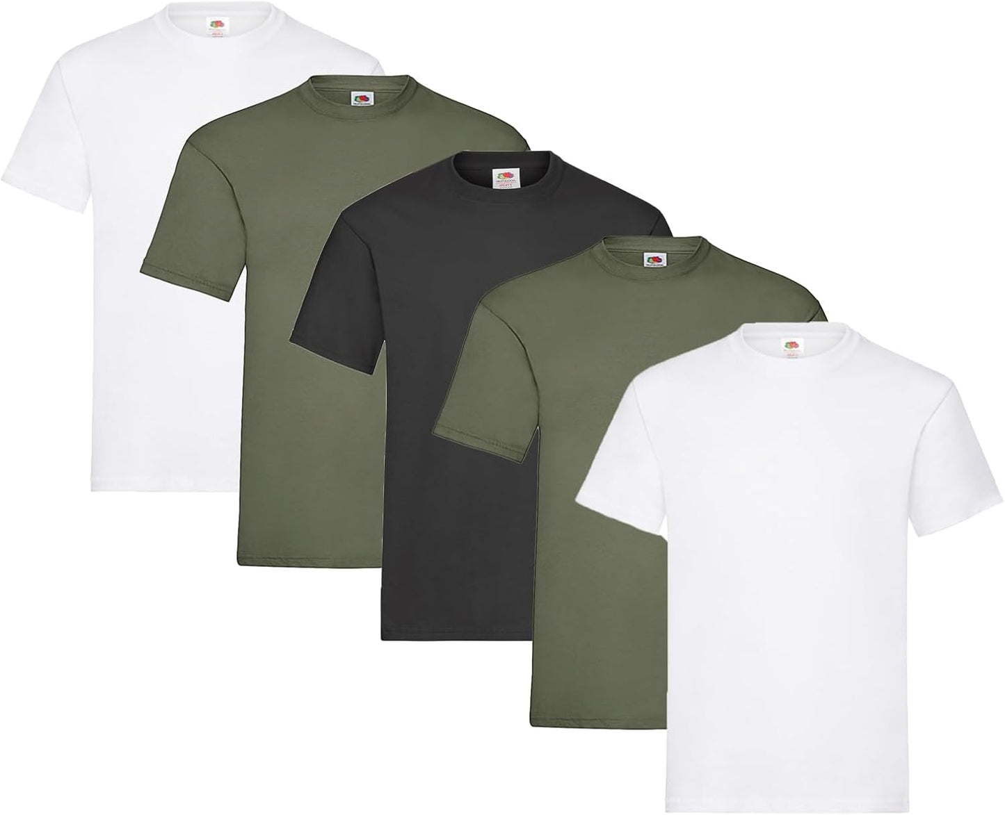 Fruit of the Loom Men's Heavy T-Shirt Pack of 5