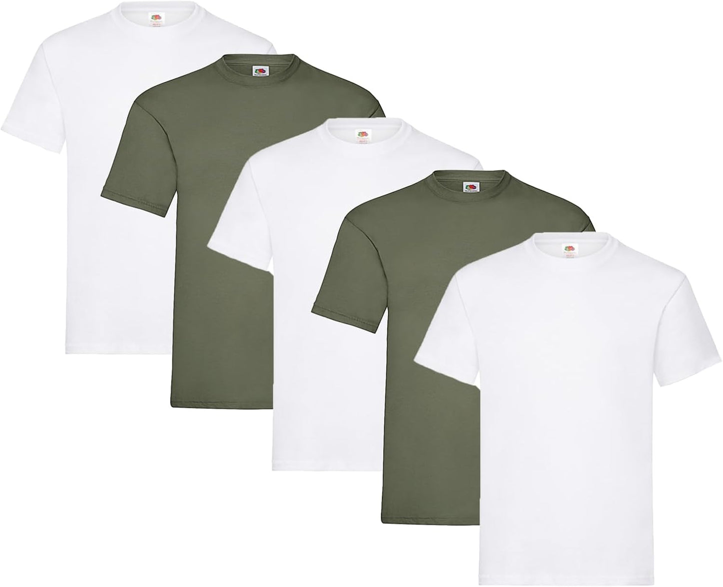 Fruit of the Loom Men's Heavy T-Shirt Pack of 5