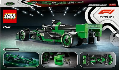 LEGO Speed Champions Ferrari SF-24 F1 Race Car Toy with a Collectible Formula 1 Driver Minifigure - Model Kits for 10+ Year Old Boys & Girls or Adult Motorsport Fans 77242
