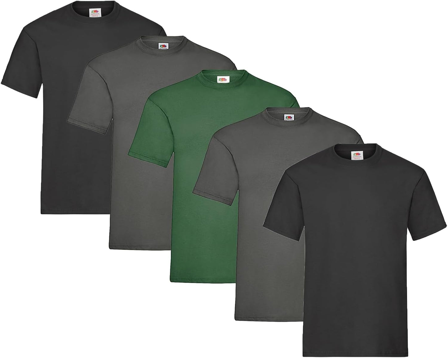 Fruit of the Loom Men's Heavy T-Shirt Pack of 5