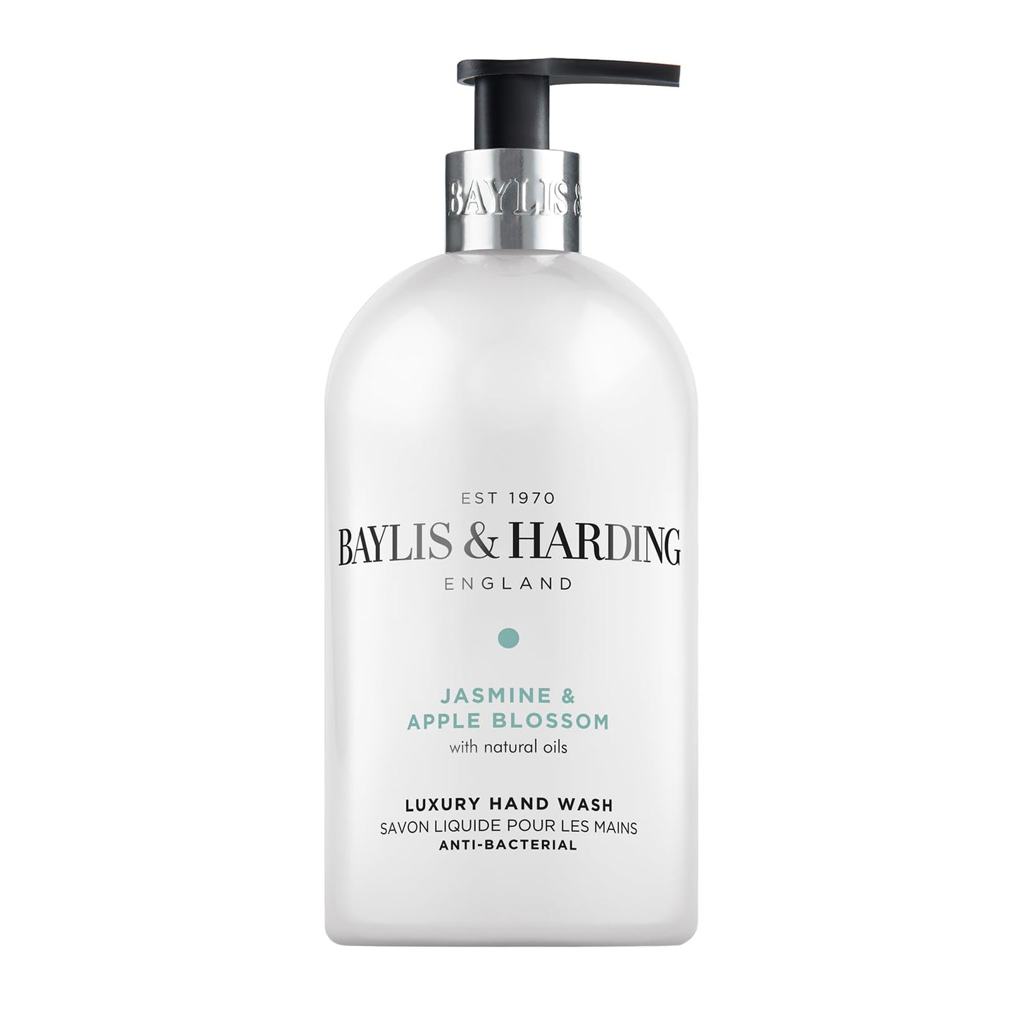 Baylis & Harding Jasmine and Apple Blossom Anti-Bacterial Hand Wash, 500 ml (Pack of 3) - Vegan Friendly