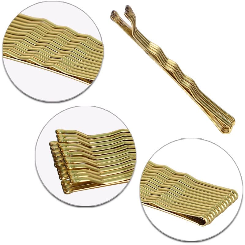 AnAsh Hair Pins 60 Pcs, Bobby Pins for Women, Hair Grips for Thick, Thin, Wavy, Curly, Long, Short Hair, Hair Clips for Styling Sectioning, Wearing, Casual, Party, Travel, & Weddings (Brown)