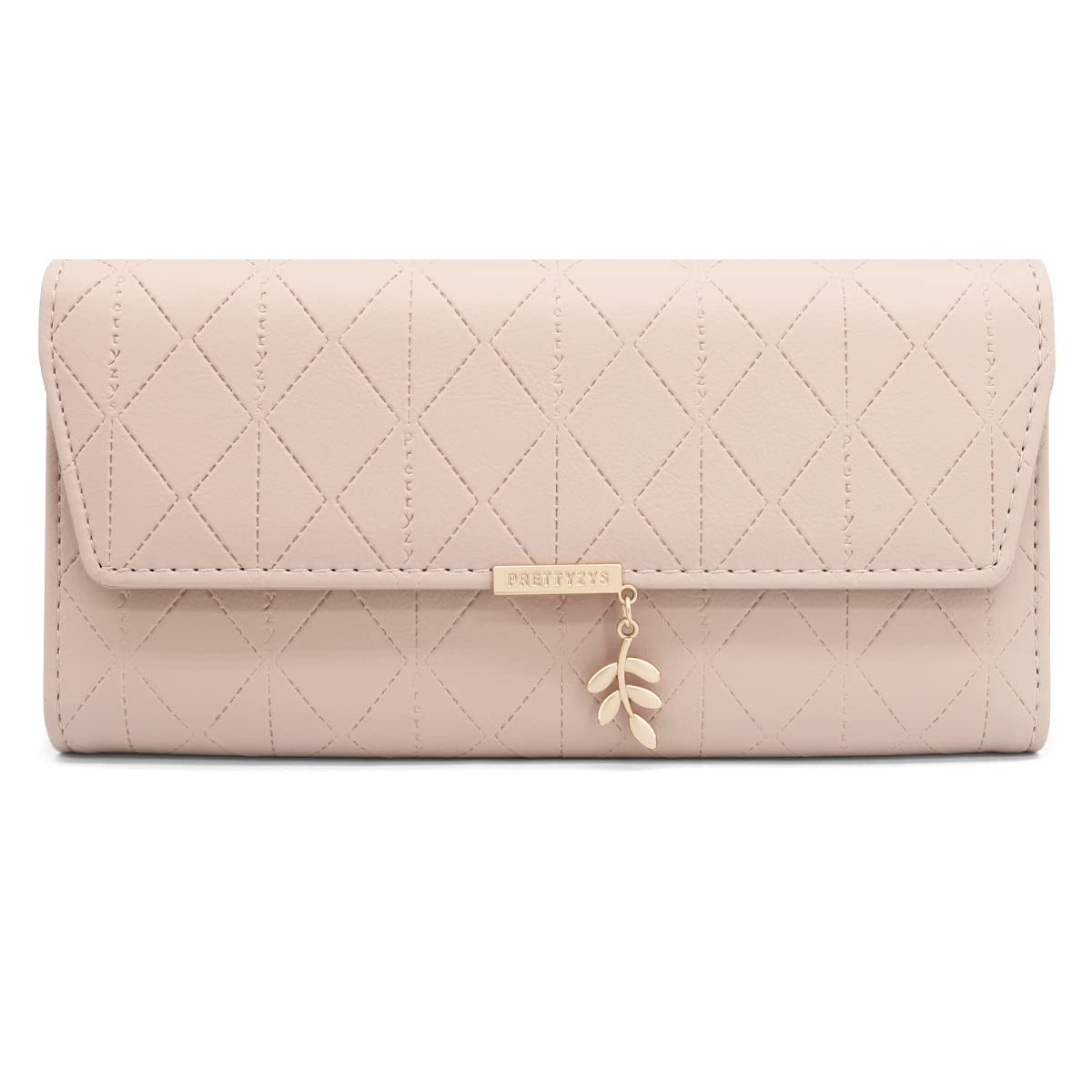 Long Purse for Women PU Leather, Large Capacity PU Leather Women's Wallet Wallet for Women with Multiple Card Slots and Coin Zipper Pocket Ladies Purse Clutch Holder Large Capacity Card Holder (Pink)