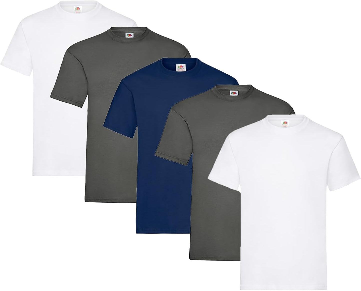 Fruit of the Loom Men's Heavy T-Shirt Pack of 5