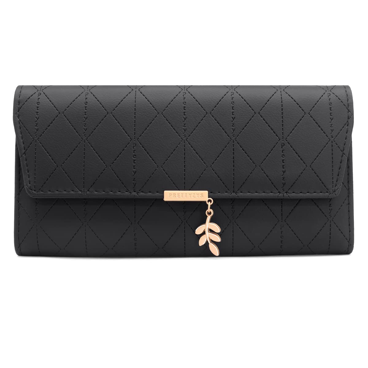 Long Purse for Women PU Leather, Large Capacity PU Leather Women's Wallet Wallet for Women with Multiple Card Slots and Coin Zipper Pocket Ladies Purse Clutch Holder Large Capacity Card Holder (Pink)