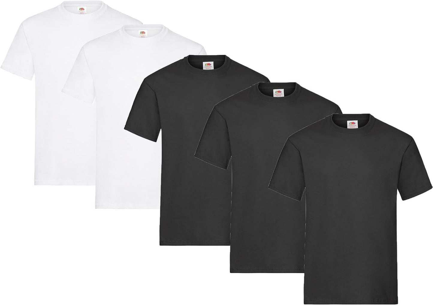 Fruit of the Loom Men's Heavy T-Shirt Pack of 5
