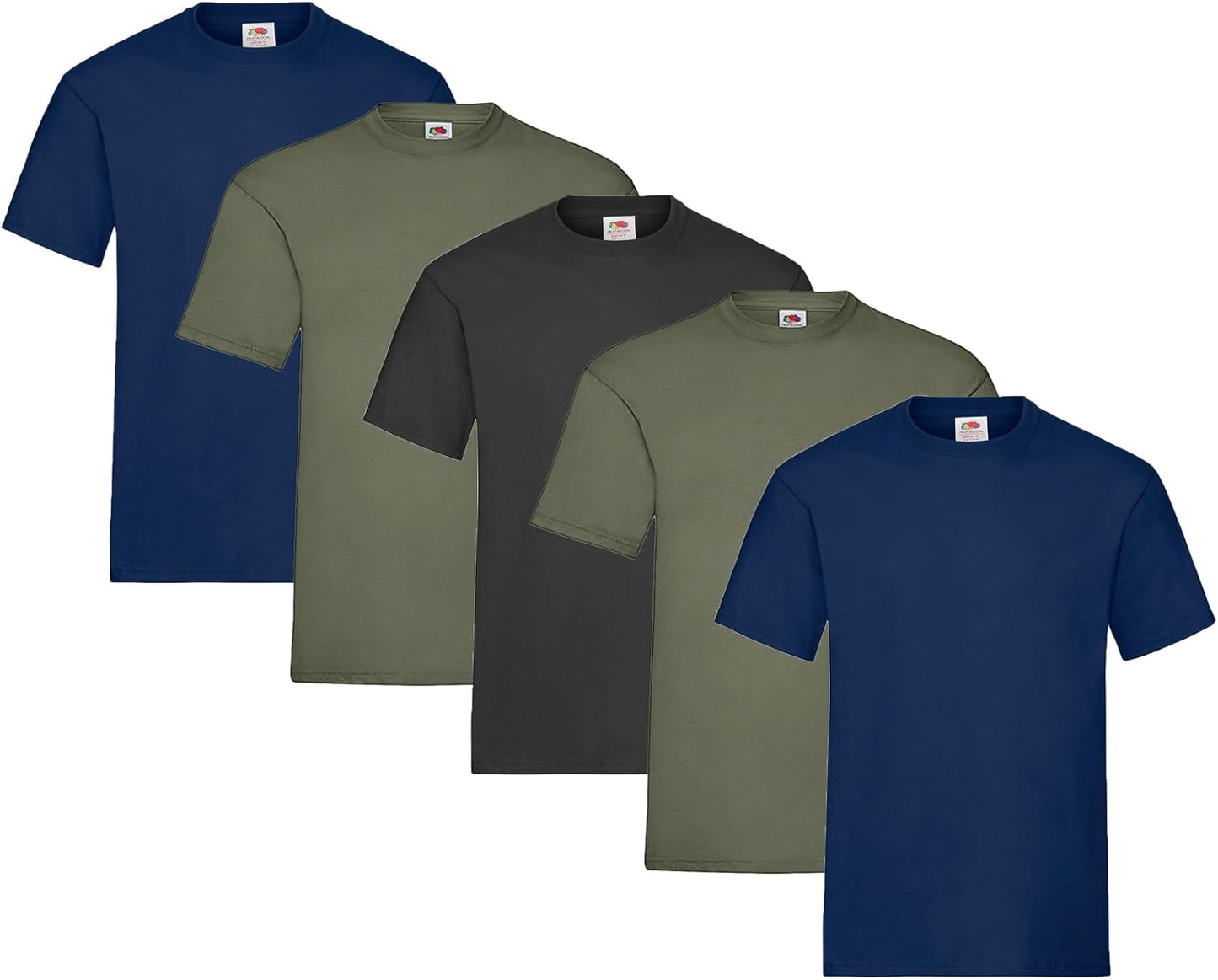Fruit of the Loom Men's Heavy T-Shirt Pack of 5