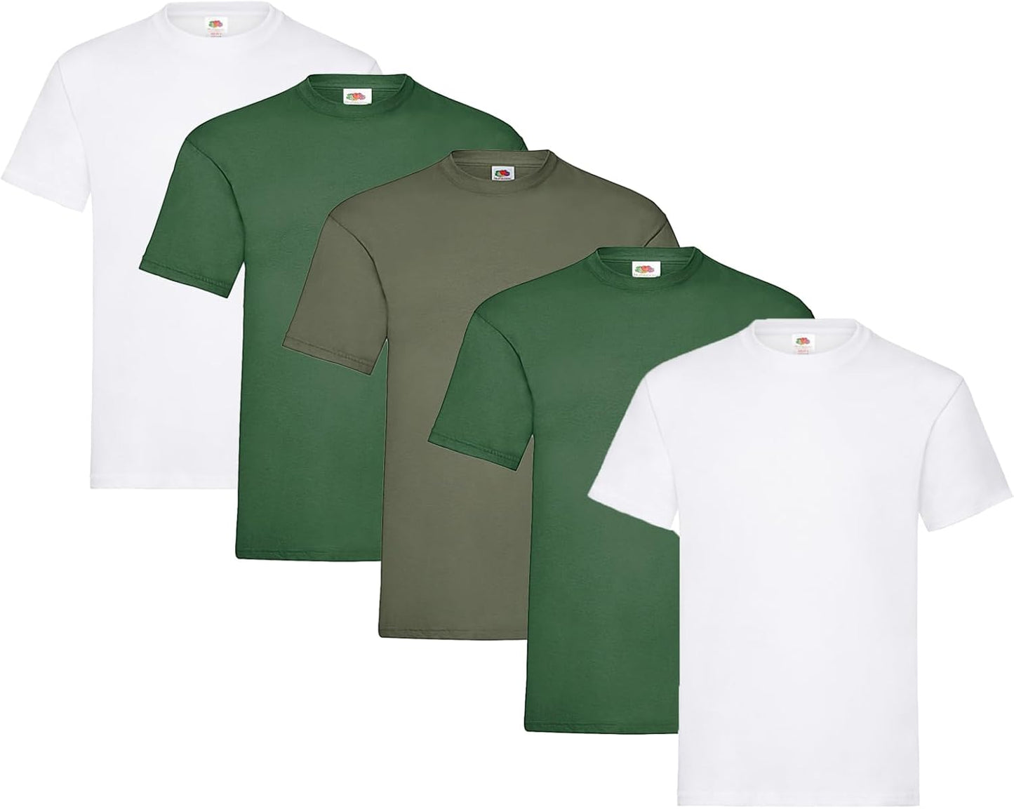 Fruit of the Loom Men's Heavy T-Shirt Pack of 5
