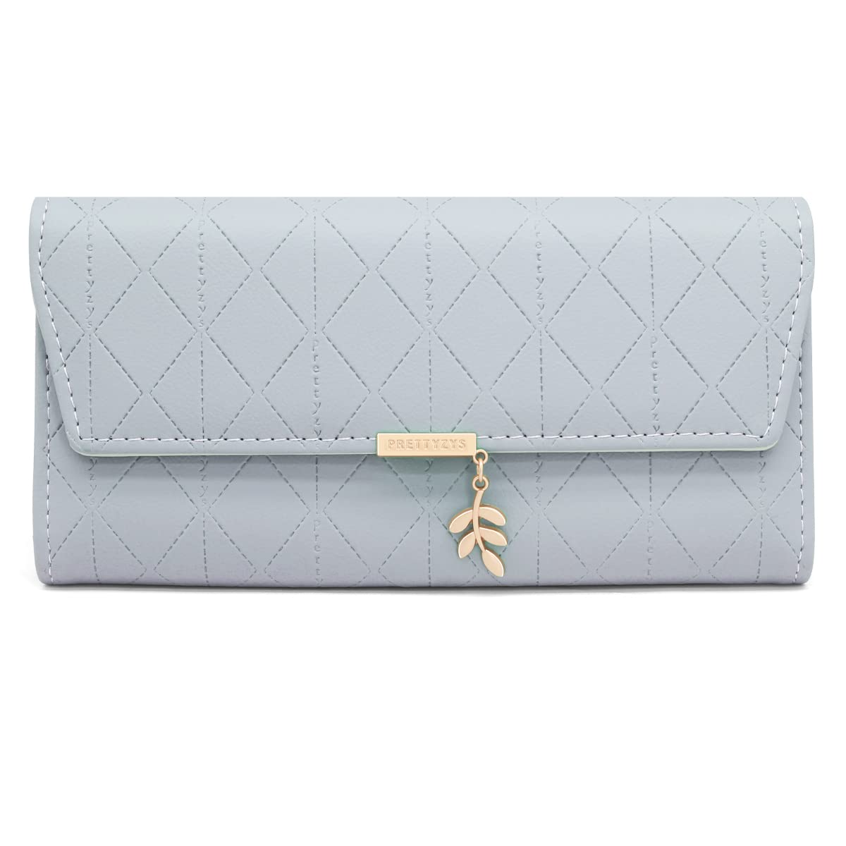Long Purse for Women PU Leather, Large Capacity PU Leather Women's Wallet Wallet for Women with Multiple Card Slots and Coin Zipper Pocket Ladies Purse Clutch Holder Large Capacity Card Holder (Pink)
