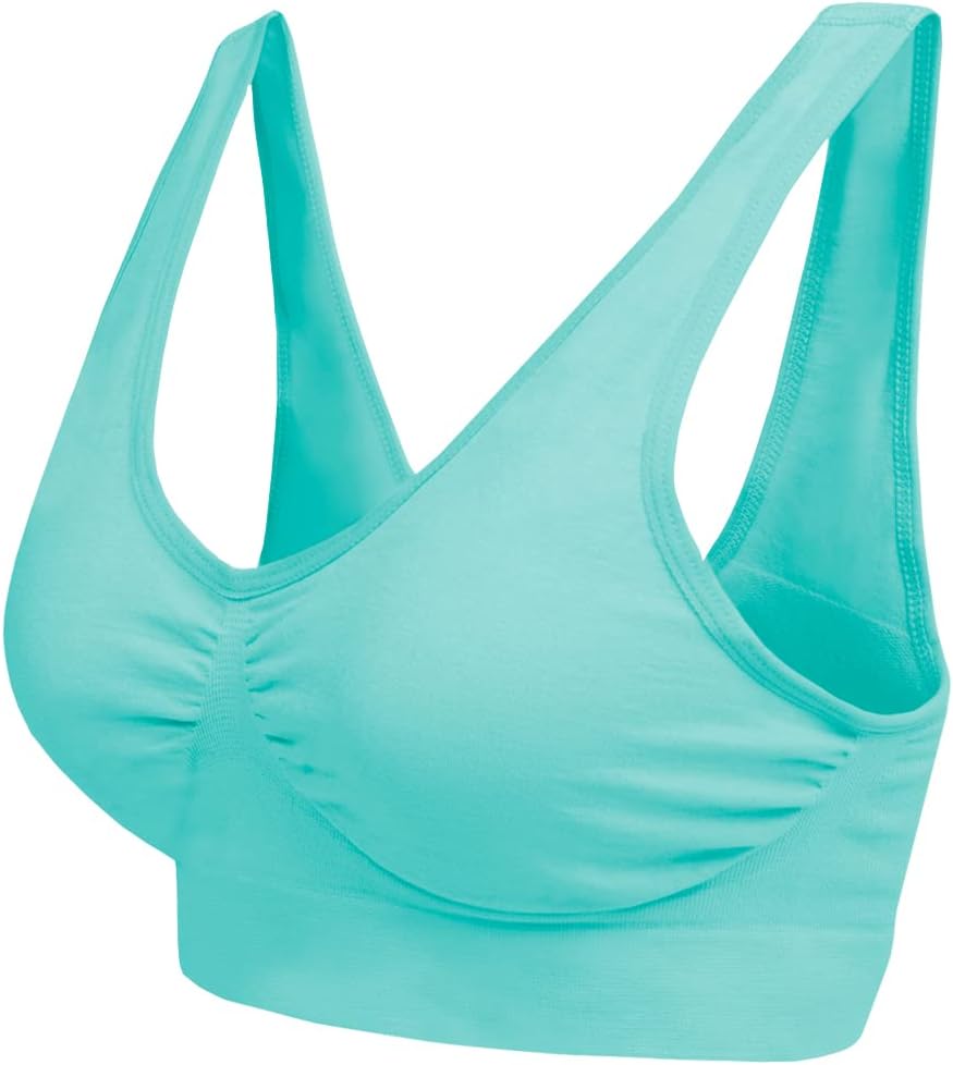 Blu Apparel Multipack Seamless Comfort Bras Sleep Bras Sizes 8-24 Not Padded Wireless