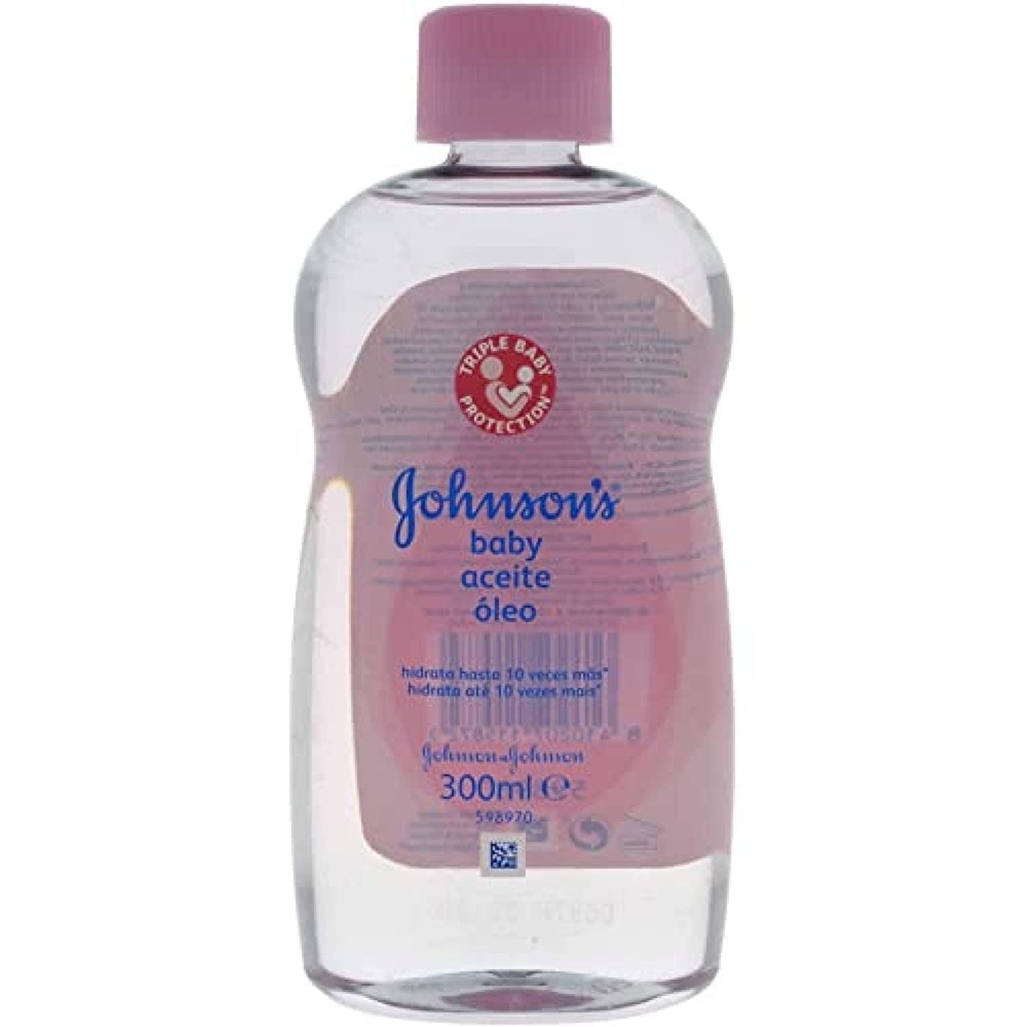 Johnson's Baby Oil (1 x 500 ml) Moisturising Baby Oil to Protect Delicate and Dry Skin, Hypoallergenic and pH-Balanced, Ideal for Massage, Moisturiser for Dry Skin to Soften Hands and Body