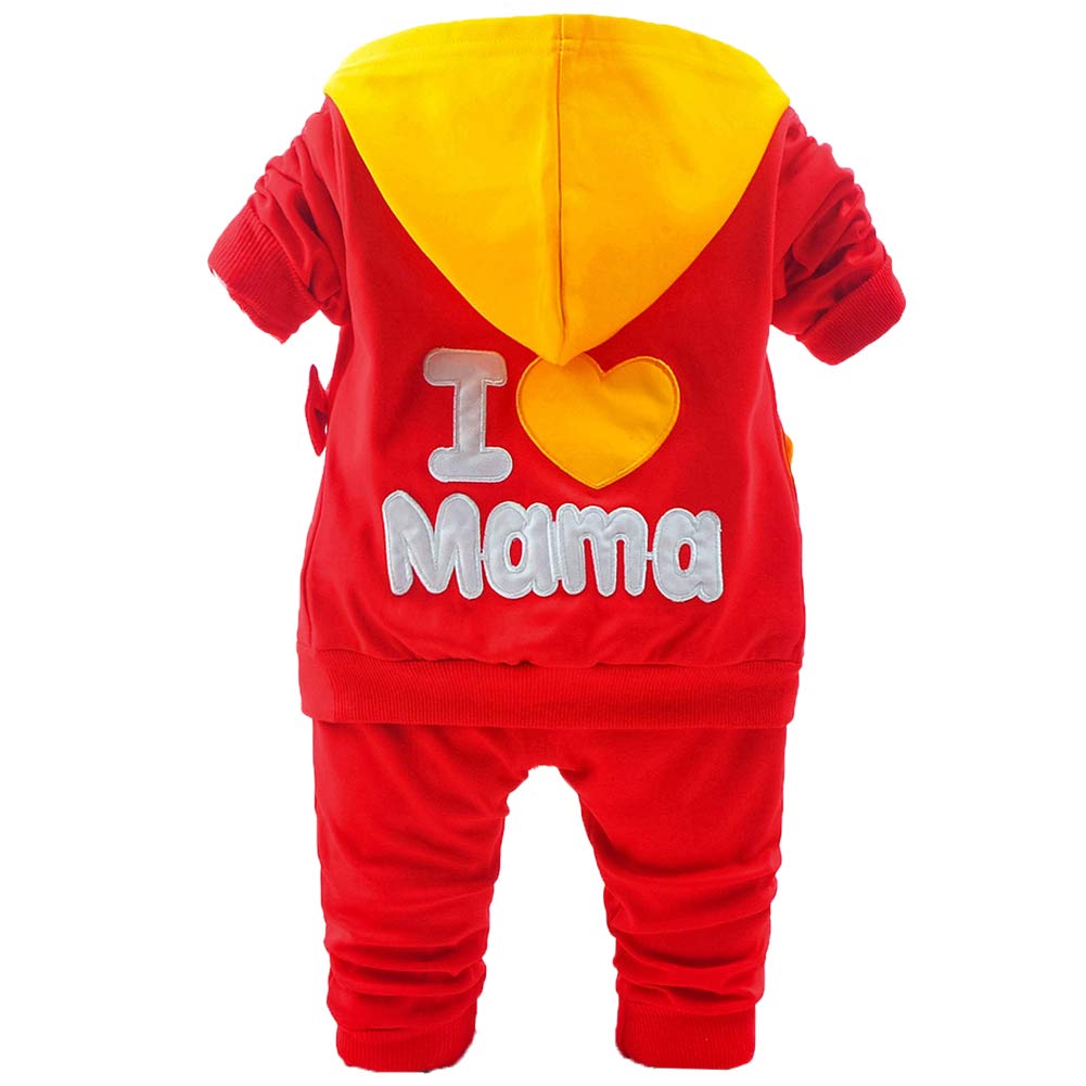Yao Baby Girls 3 Piece Sets T Shirt Vest and Pants
