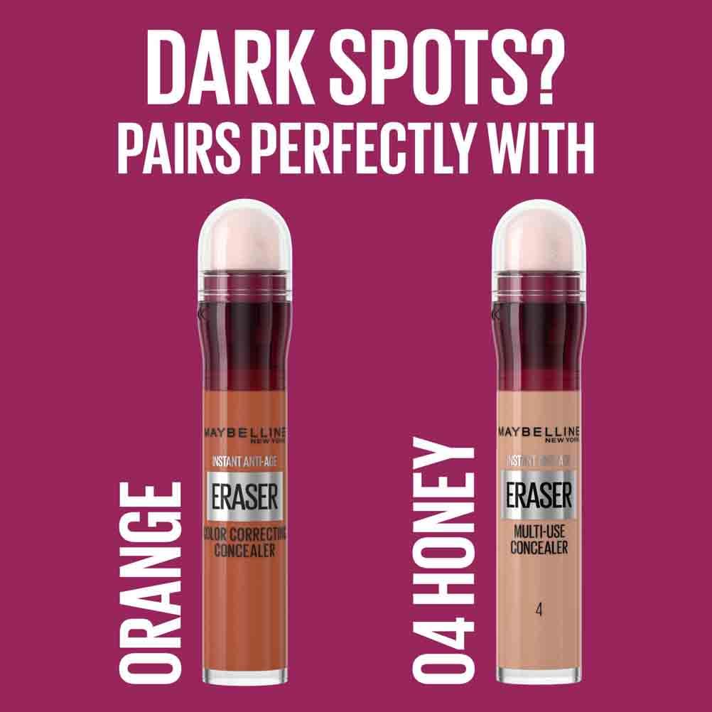 Maybelline Concealer Instant Anti Age Eraser Eye Concealer, Dark Circles and Blemish Concealer, Ultra Blendable Formula 00 Ivory