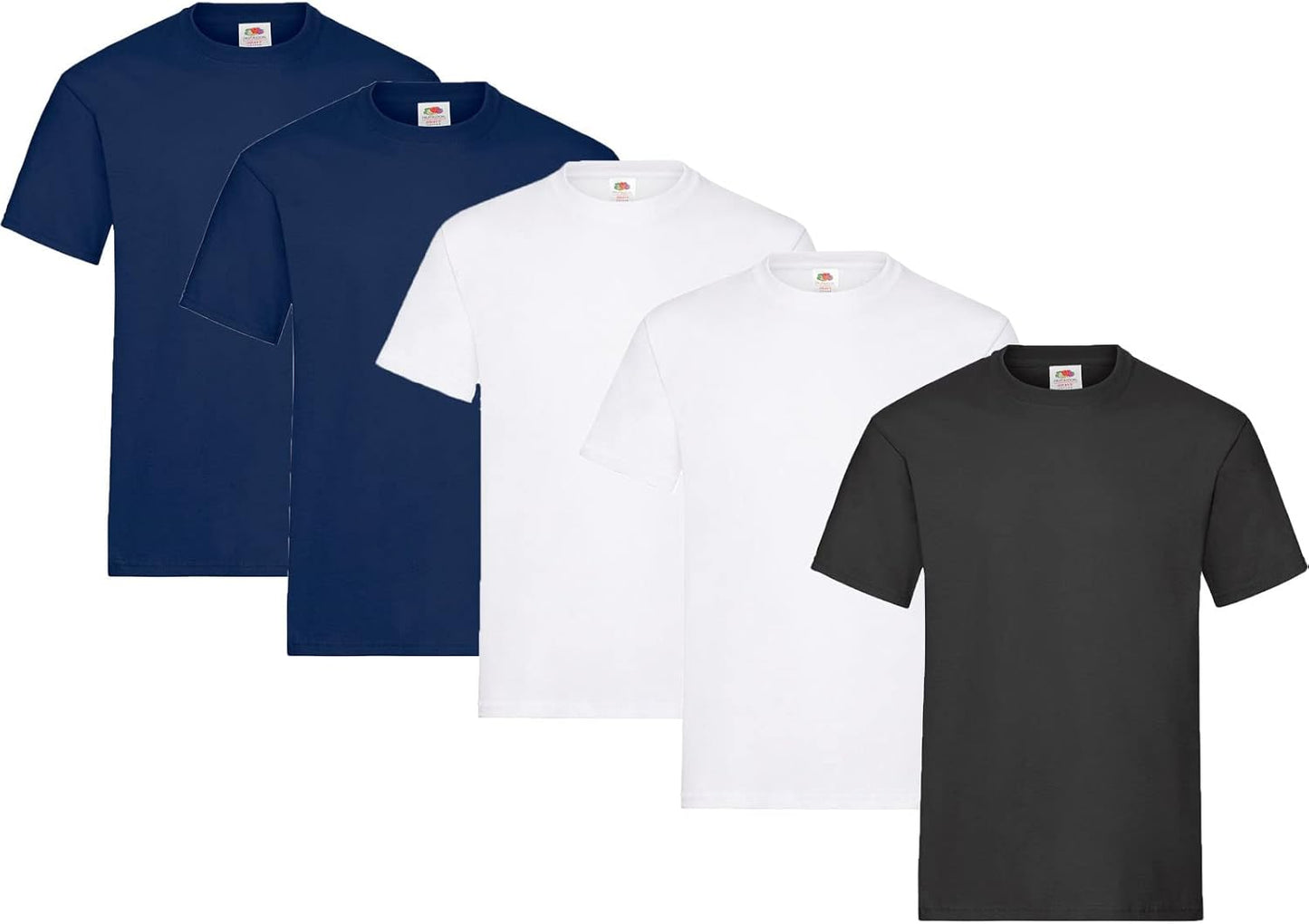 Fruit of the Loom Men's Heavy T-Shirt Pack of 5