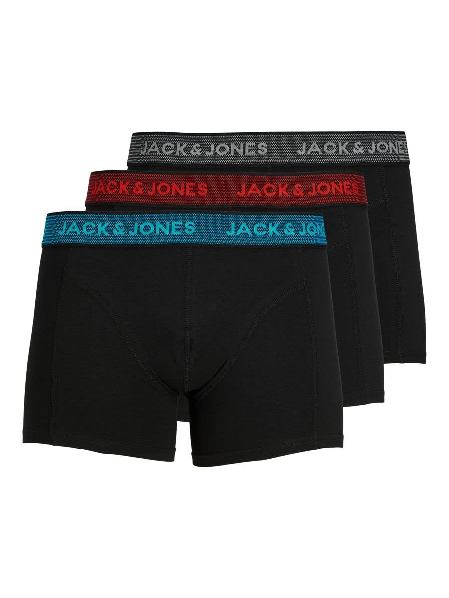 JACK & JONES Men's Trunks 3 Boxer Multipack