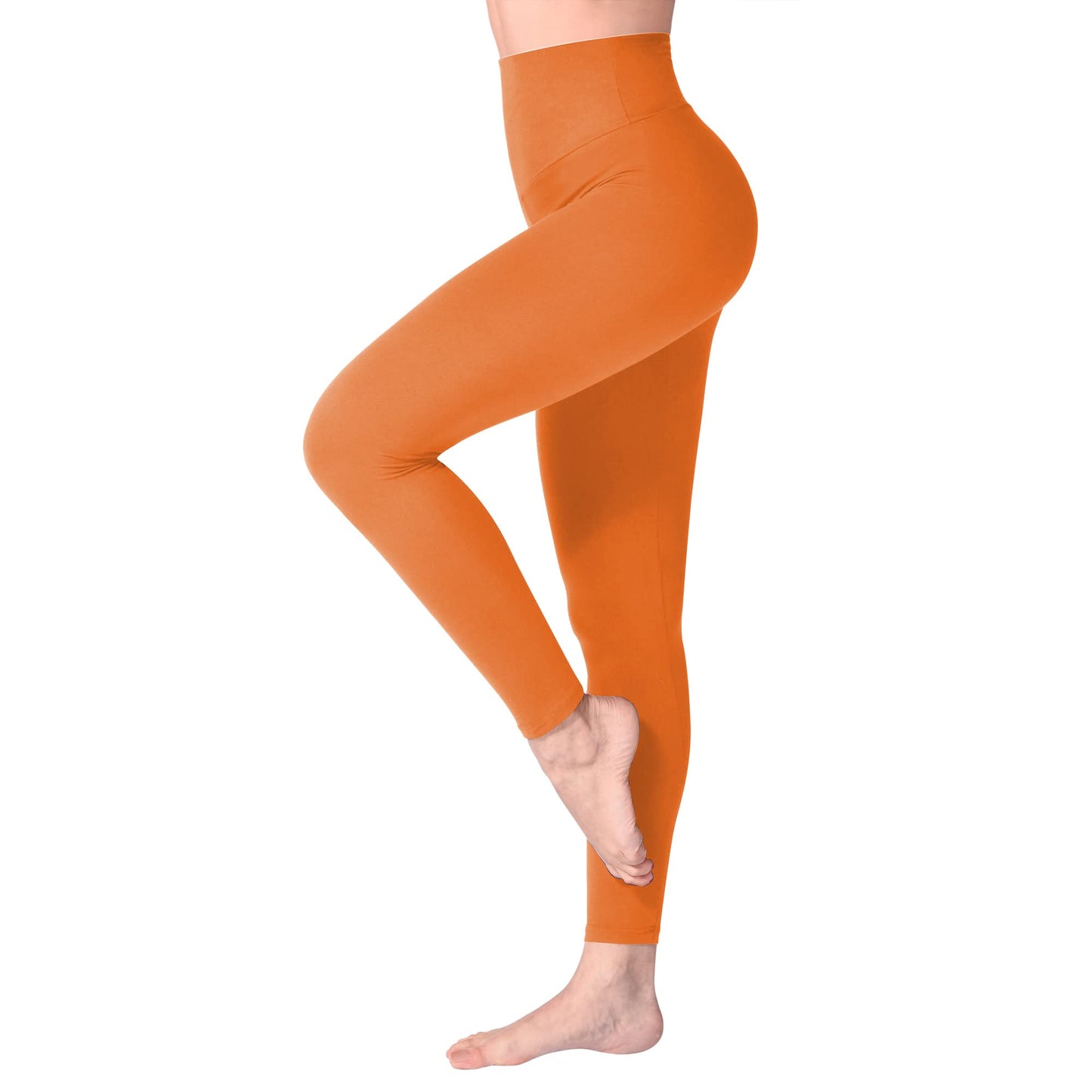 SINOPHANT High Waisted Leggings for Women, Buttery Soft Elastic Opaque Tummy Control Leggings,Plus Size Workout Gym Yoga Stretchy Pants