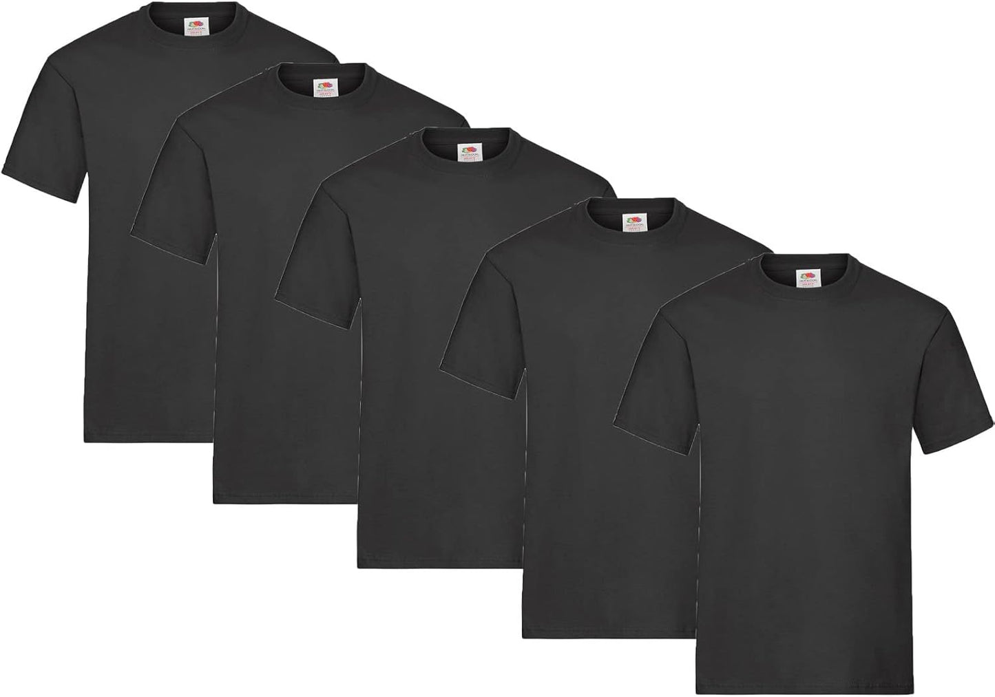 Fruit of the Loom Men's Heavy T-Shirt Pack of 5