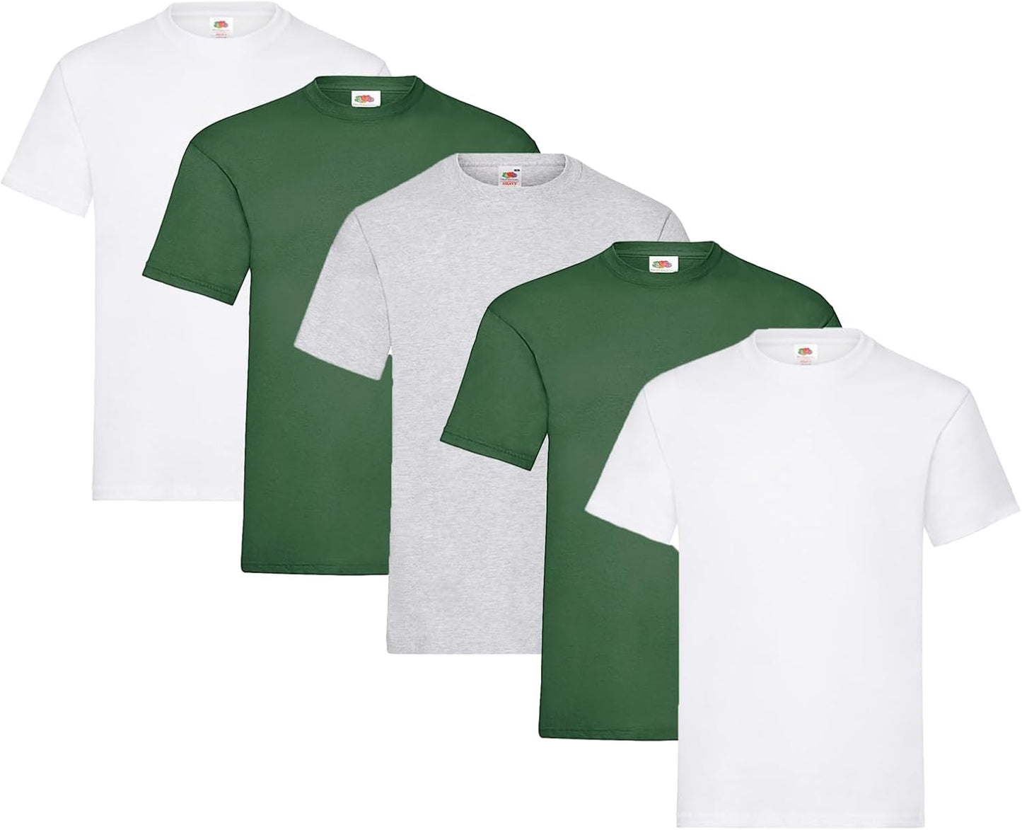 Fruit of the Loom Men's Heavy T-Shirt Pack of 5