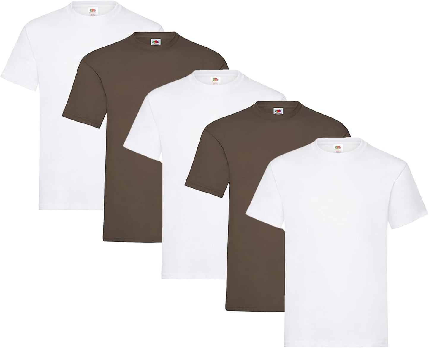 Fruit of the Loom Men's Heavy T-Shirt Pack of 5