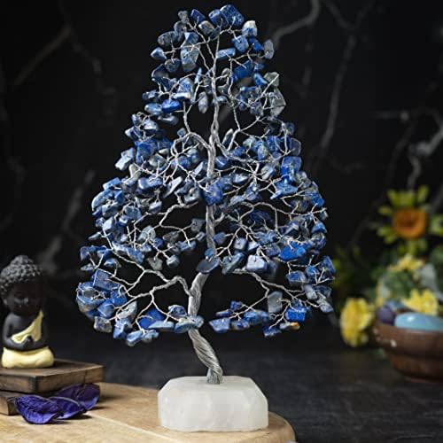 Green Jade Feng Shui Healing Crystals Tree of Life Handmade Gemstone Crystal Tree Bonsai for Spiritual Gifts Home Decor Present mum Gift for Women birthday gifts for men house warming gifts, 10-12"