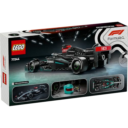 LEGO Speed Champions Ferrari SF-24 F1 Race Car Toy with a Collectible Formula 1 Driver Minifigure - Model Kits for 10+ Year Old Boys & Girls or Adult Motorsport Fans 77242