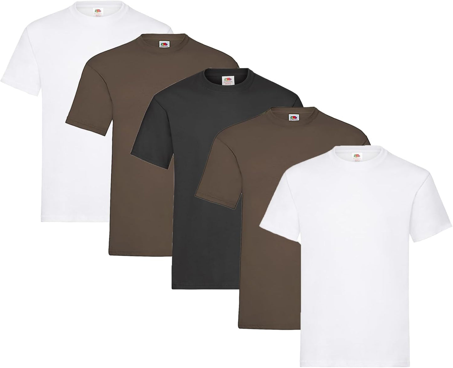Fruit of the Loom Men's Heavy T-Shirt Pack of 5