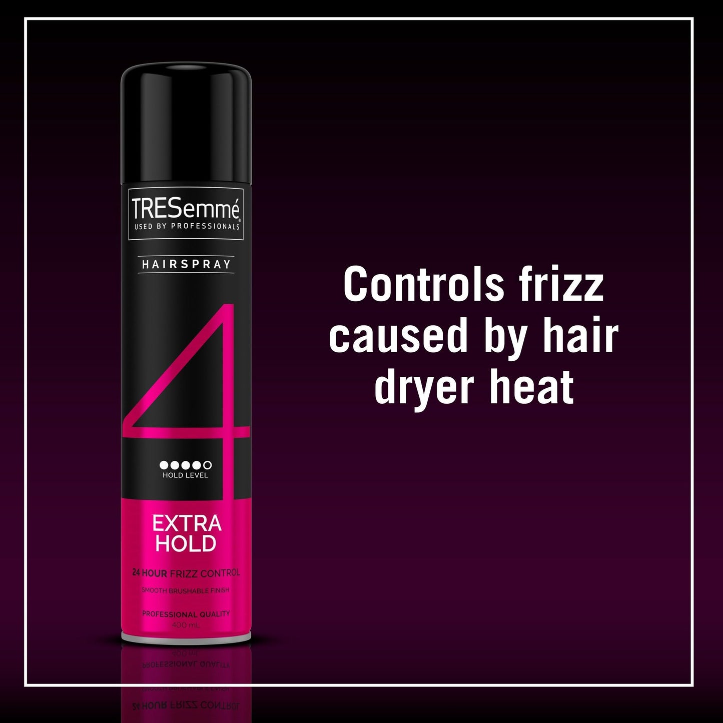 TRESemmé Extra Hold Hairspray 24-hour frizz control for a smooth finish 400 ml