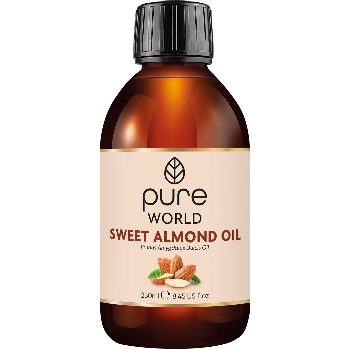Pure World Natural Castor Oil 250ML Cold & Freshly Pressed 100% Pure and Undiluted Hexane Free Nourish Your Skin and Hair Eyebrows, Nails, Beard, Hair, Eyelash Growth Food Grade
