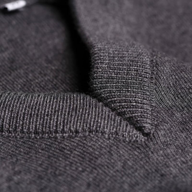 ZECO Unisex Kids Cotton Mix Knitted V Neck School Jumper (Kids: 3-13+ Years, Adults: XS to 3XL)