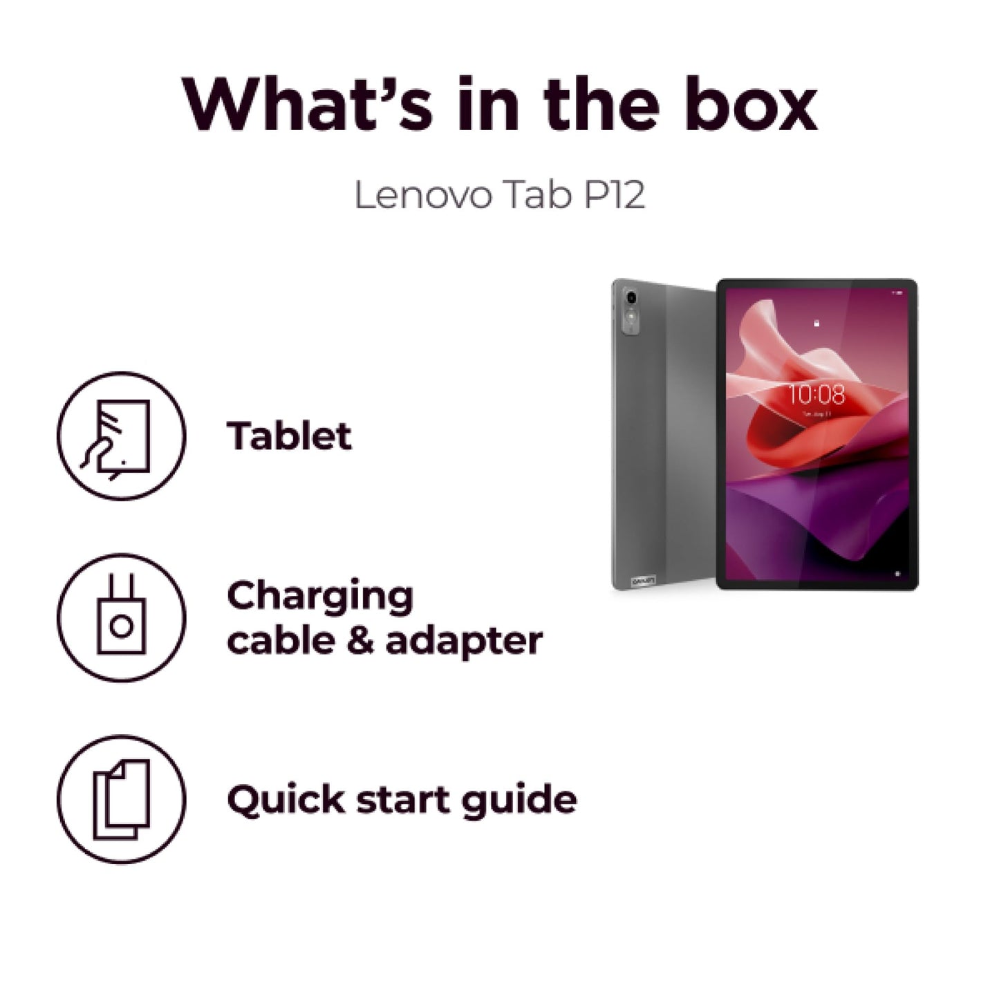 Lenovo Tab M11 Android Tablet | 11 Inch Full HD 1200p | 128 GB | Lenovo Tab Pen | WiFi | 4 GB RAM | Luna Grey | Designed for Portable Entertainment